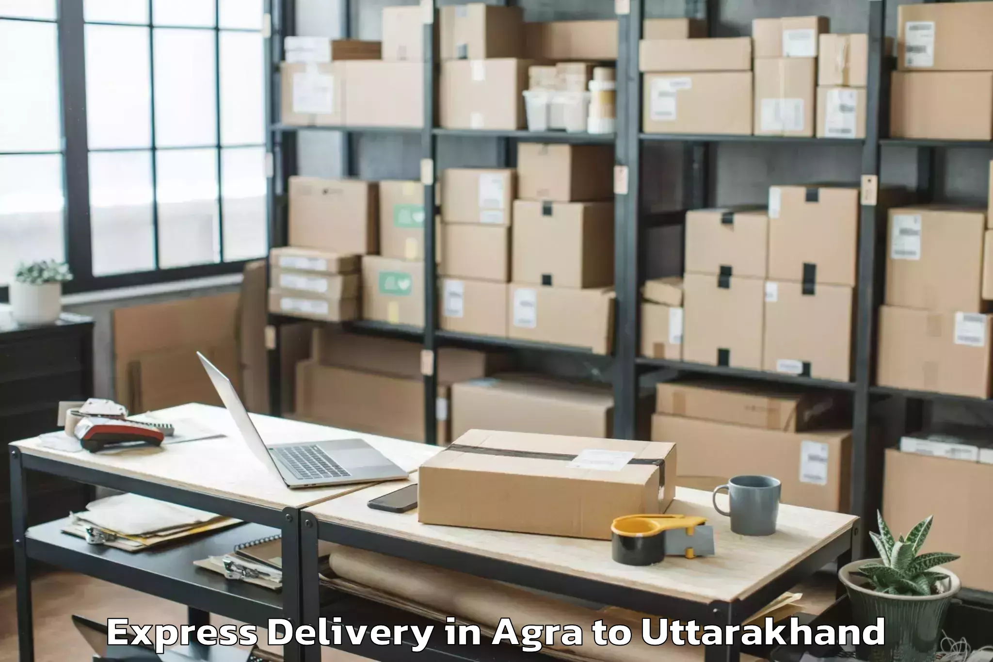 Top Agra to Doon University Dehradun Express Delivery Available